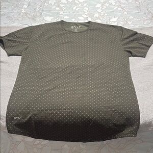 BYLT Basics Olive Polka Dot Tee